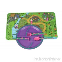 Constructive Eating Garden Fairy Combo with Utensil Set  Plate  and Placemat for Toddlers  Infants  Babies and Kids - Flatware Toys are Made with FDA Approved Materials for Safe and Fun Eating - B008DHA8WM